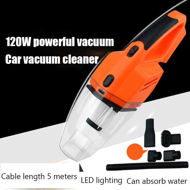 Автомобильный мини пылесос ручной для сухой и влажной уборки 12 В|Пылесос| |