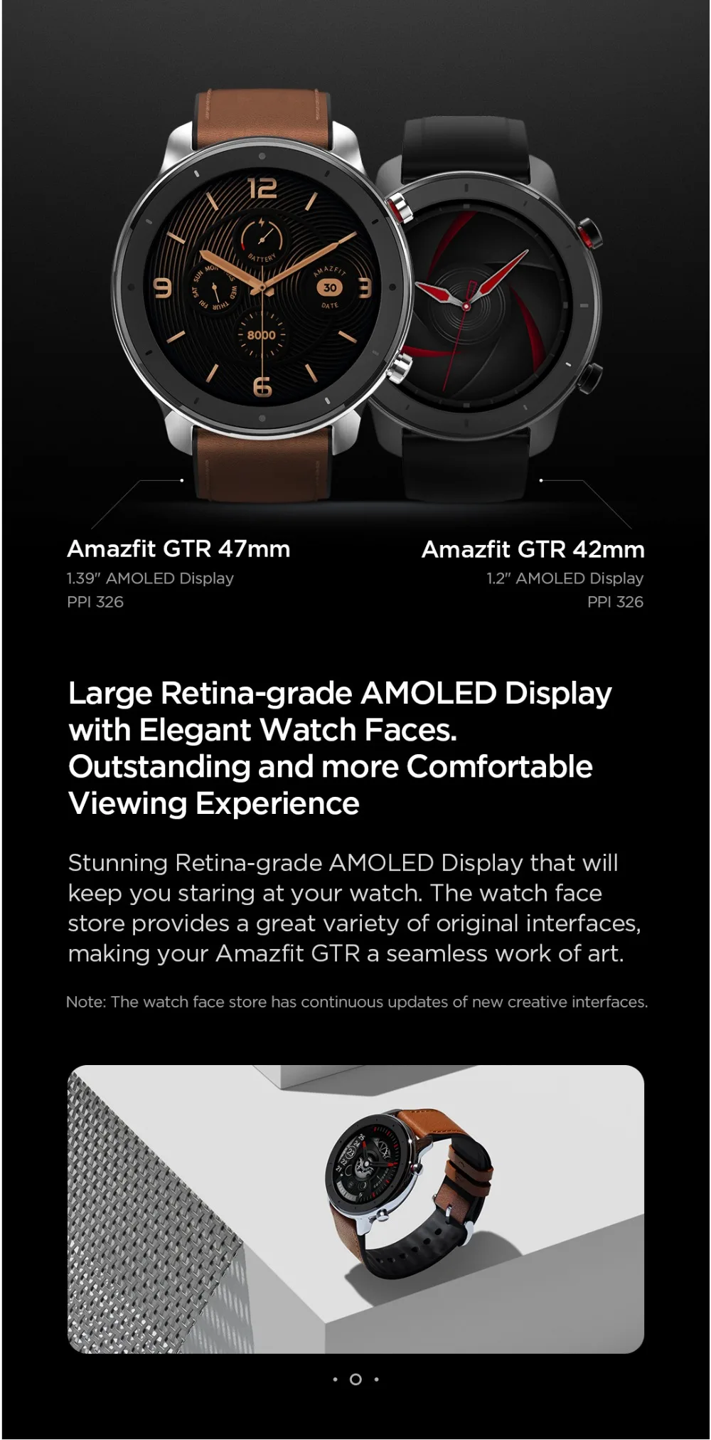 Глобальная версия, Новые смарт-часы Amazfit GTR 42 мм, 5ATM, умные часы, 12 дней, батарея, управление музыкой для Android IOS