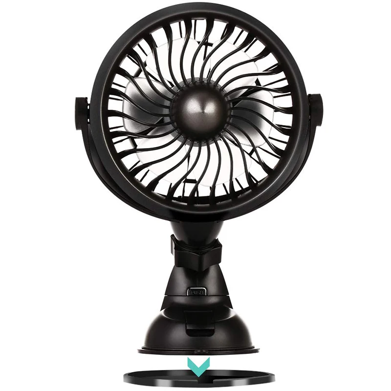 Работающий от батареи кухонный вентилятор с присоской емкость перезаряжаемый