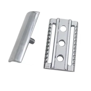 Безопасная бритвенная головка с двойным лезвием из цинкового сплава