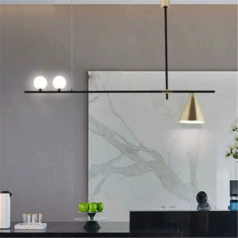 Скандинавский винтажный подвесной светильник минималистичный Magic Beans со