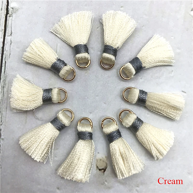 100 шт./упак. 21 цвет фурнитура для кисточек цветок шелковые Подвески