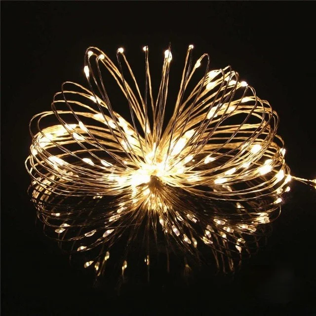 

3AA Battery Copper Wire Lamp Led Wedding Ramadan Decoration Eid Battery Light Indoor and Outdoor Fairy Garden Christmas Lights