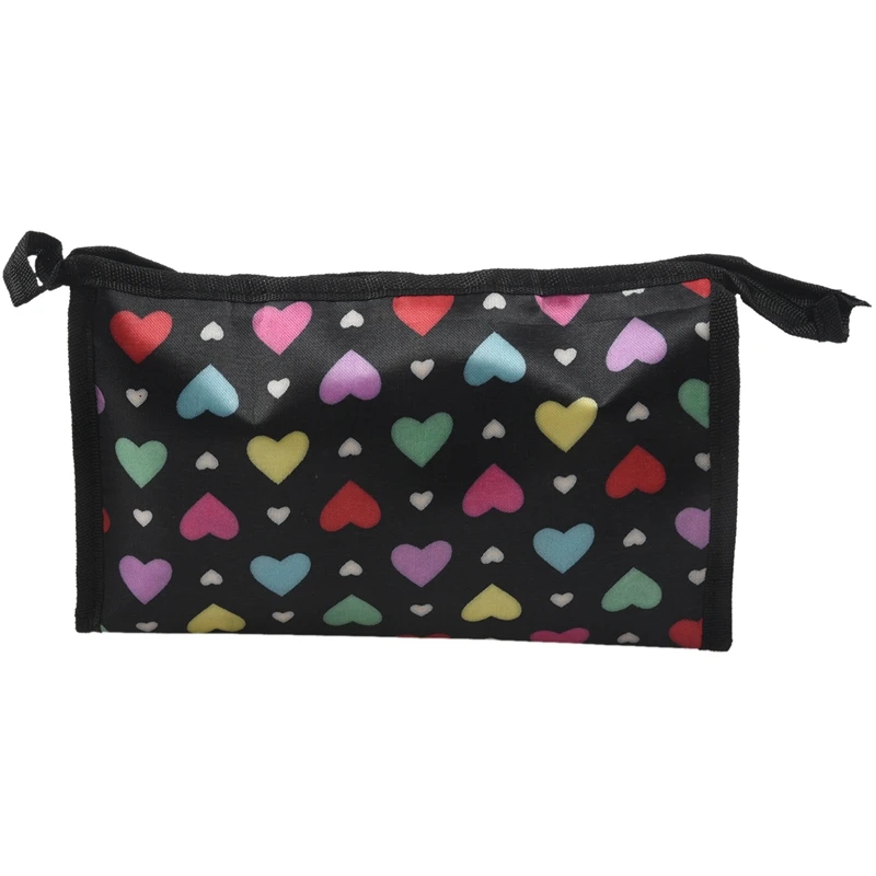 Милое разноцветное сердце любовь полиэфирное косметическое хранилище для