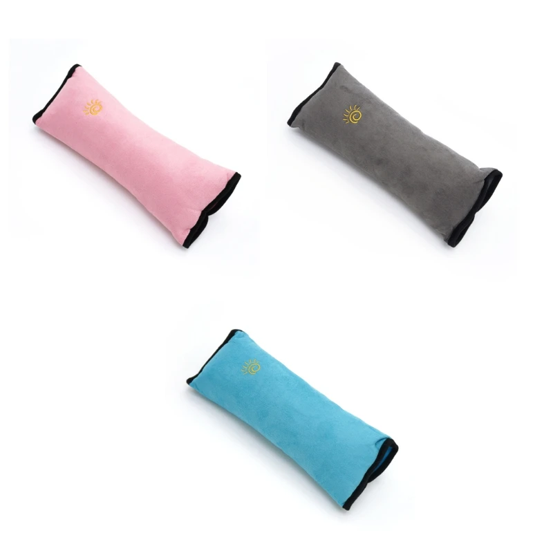 Fundas de almohada suaves para cintur&oacute;n de seguridad de coche, almohadillas ajustables para los hombros del veh&iacute;culo, coj&iacute;n Protector de seguridad, reposacabezas, soporte para el cuello para beb&eacute;, 2 piezas, 2022-0