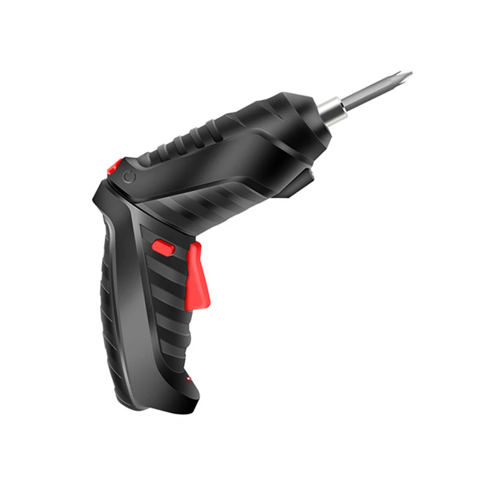 

4.2V Mini Electric Screwdriver Drill Bits Set with LED Light Rechargeable Multifunctional Household Folding Screwdrivers Drill