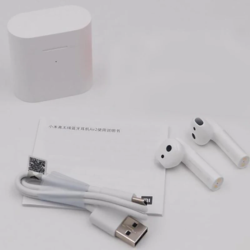 Оригинальные Bluetooth наушники Xiaomi Air2 Airdots Pro 2 TWS с обнаружением музыки 5 0 настоящие