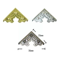 25mm antique wrap angle iron table corner furniture table case pad box angle decorative wrap classical protector q3k8