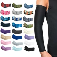 1 pair summer arm sleeves sun uv protection cooling cycling running fishing climbing driving arm cover for men women