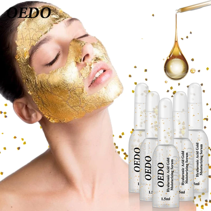 

OEDO Golden Hyaluronic Acid Liquid Moisturizing Facial Serum Anti-Aging Fade Wrinkles Fine Line Essence Whitening Firm Skin Care