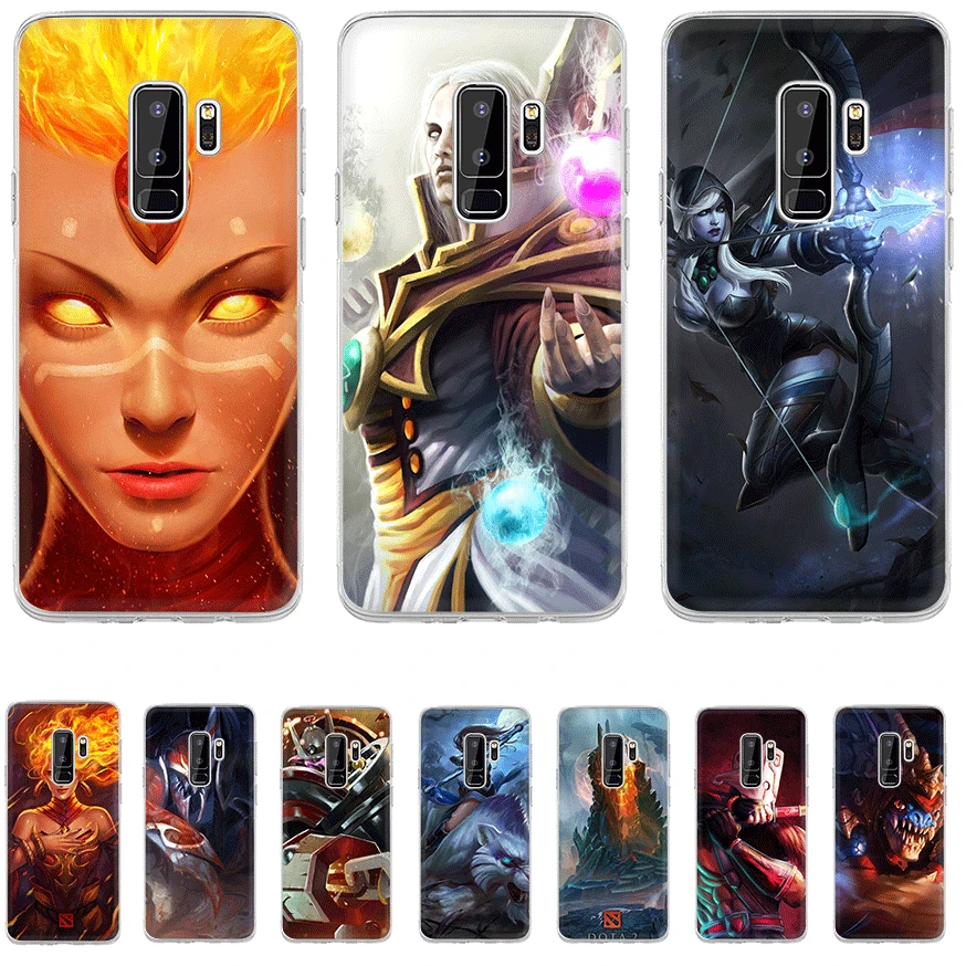 Чехол для мобильного телефона Samsung Galaxy J1 J2 J7 J5 J6 J3 Prime жесткий защитный чехол DOTA 2 |