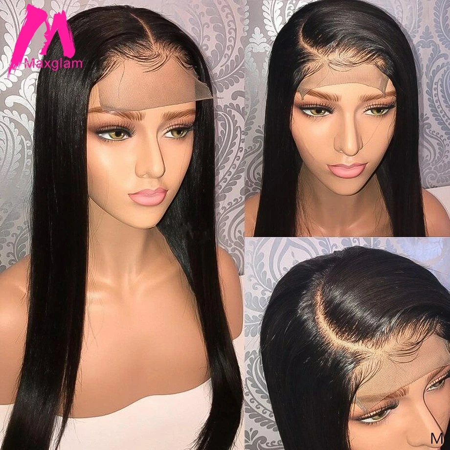 4x4 кружева закрытие парик бразильский человеческих волос парики натуральные