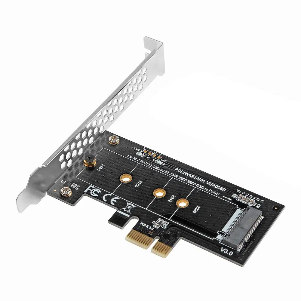 

Add On Card NVME Adapter Card M.2 To PCI-E 3.0X4 High Speed Computer Expansion Card M2 NGFF M Key SSD Conversion Card