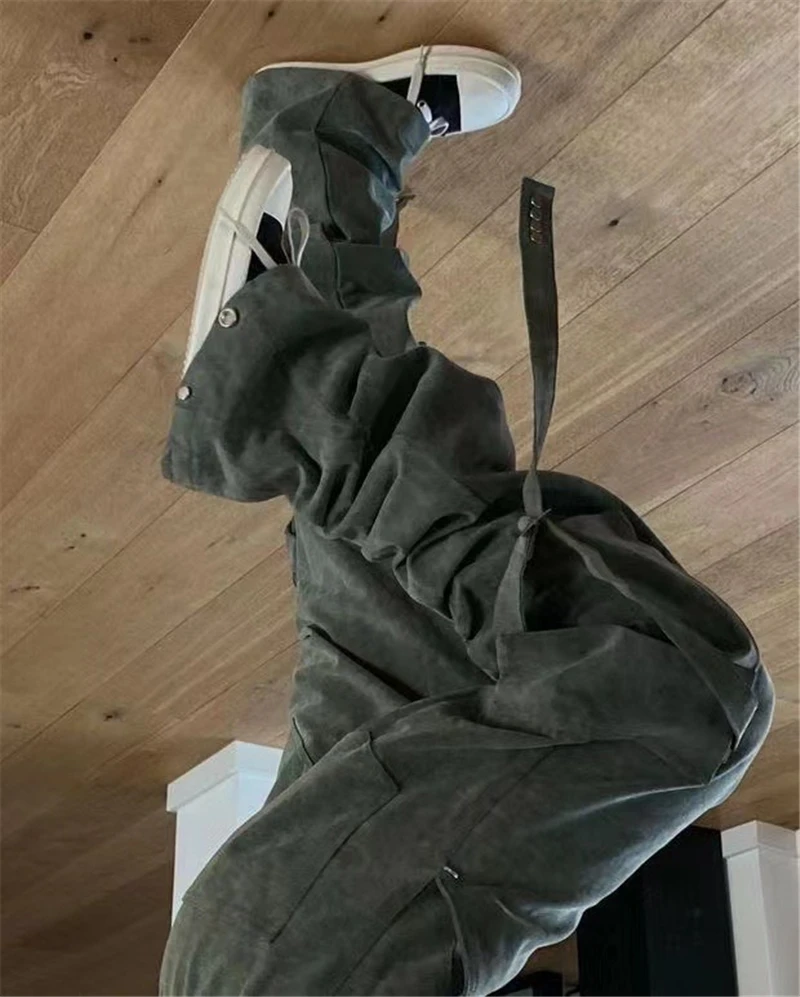 Брюки-карго Askyurself для мужчин и женщин спортивные штаны на завязках с несколькими