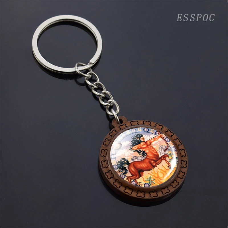 Длинный брелок с подвеской в богемном стиле брелки 12 созвездиями зодиака для