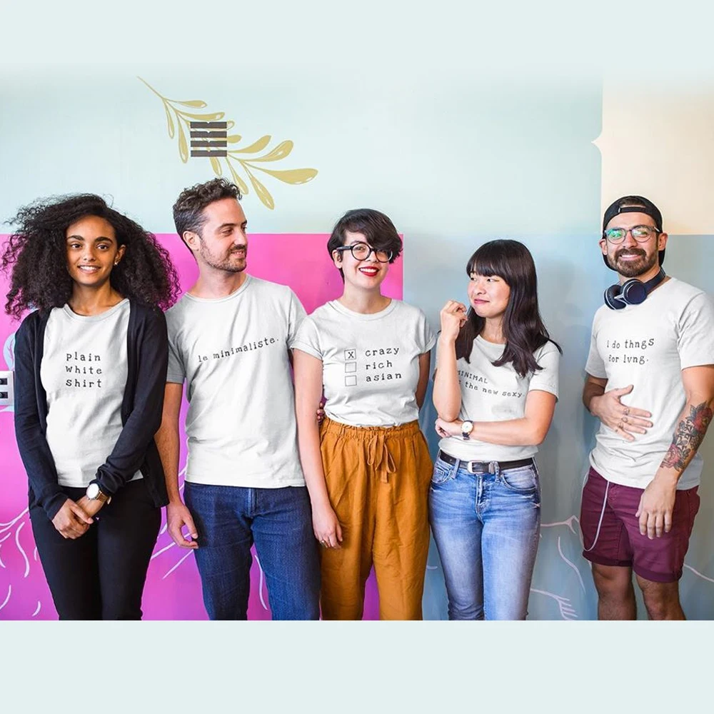 Летний топ новинка 20220 Забавные футболки для пар Повседневная футболка с