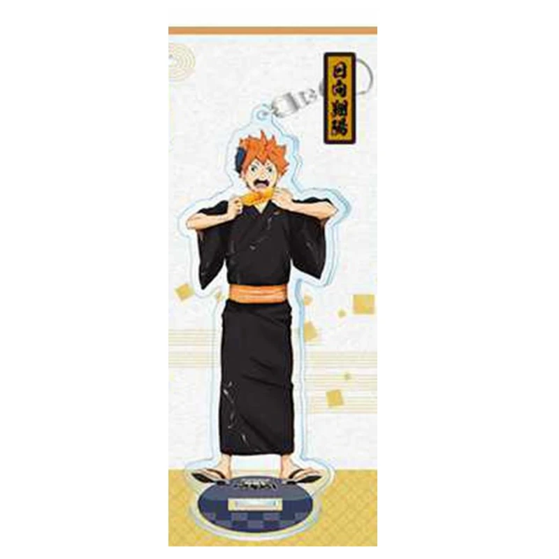 

Hot Anime Haikyuu!! Ryunosuke Tanaka Kei Tsukishima Kageyama Kimono Theme Acrylic Stand Display Model Plate Desk Decor Gift