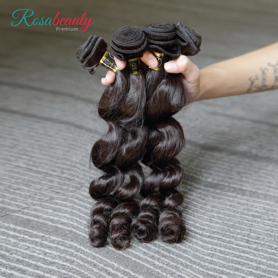 [Rosabeauty] OneCut волосы свободная волна 8 30 32 дюйма H бразильские необработанные
