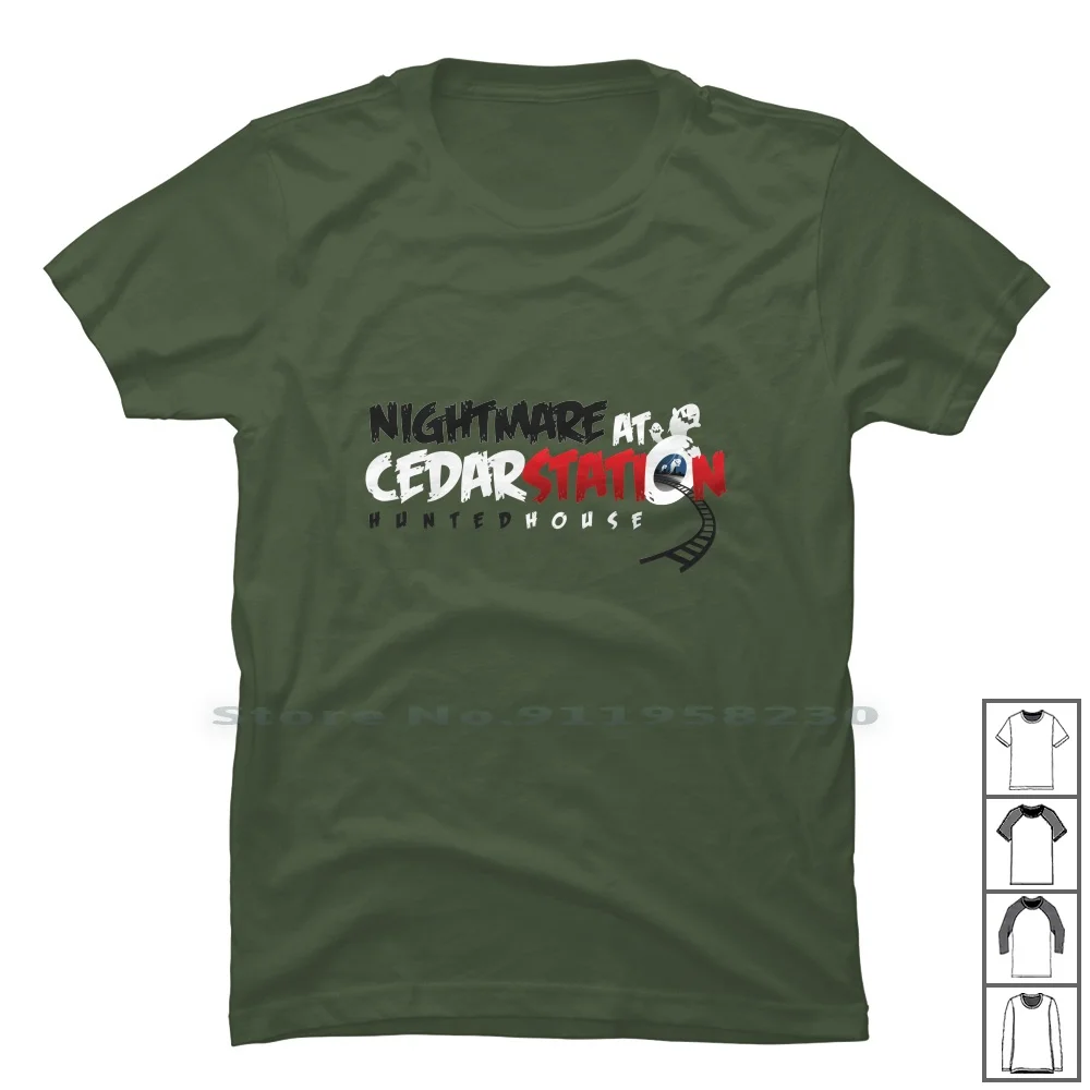 

Nightmare Station T Shirt 100% Cotton Pop Culture Nightmare Station Culture Travel Night Ture Ping Mare Geek St Geek