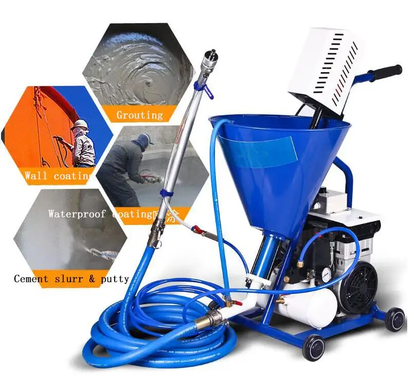 

Industrial grade Spraying machine High pressure Grouting machine Cement slurry Putty Waterproof coating Wall paint Sprayer H12
