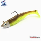 Набор мягких приманок 11 см, 24 г, 9 см, с одним мягким телом, 14 г, Мормышка в виде гольяна для ловли окуня, приманки, рыбалка, приманка с хвостом для ловли окуня