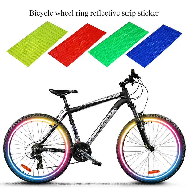 Loozykit велосипедный отражатель флуоресцентный MTB велосипед обод колеса