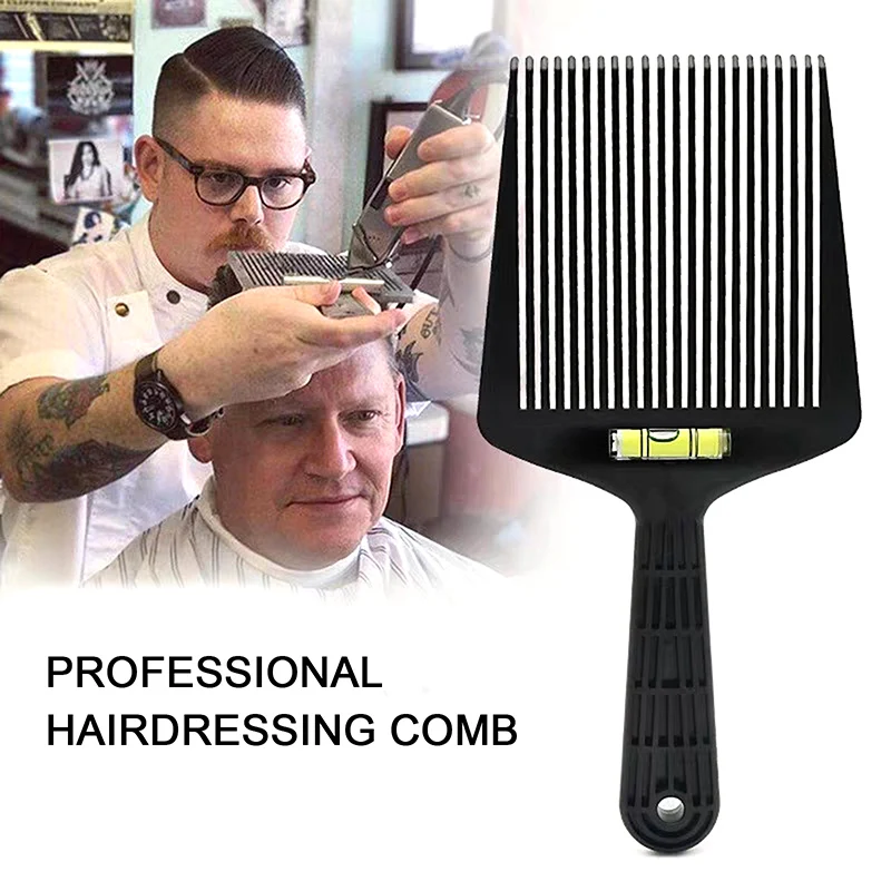 

Professional Hair Trimming Flat Comb Men Hairdressing Clipper Flattoper Comb