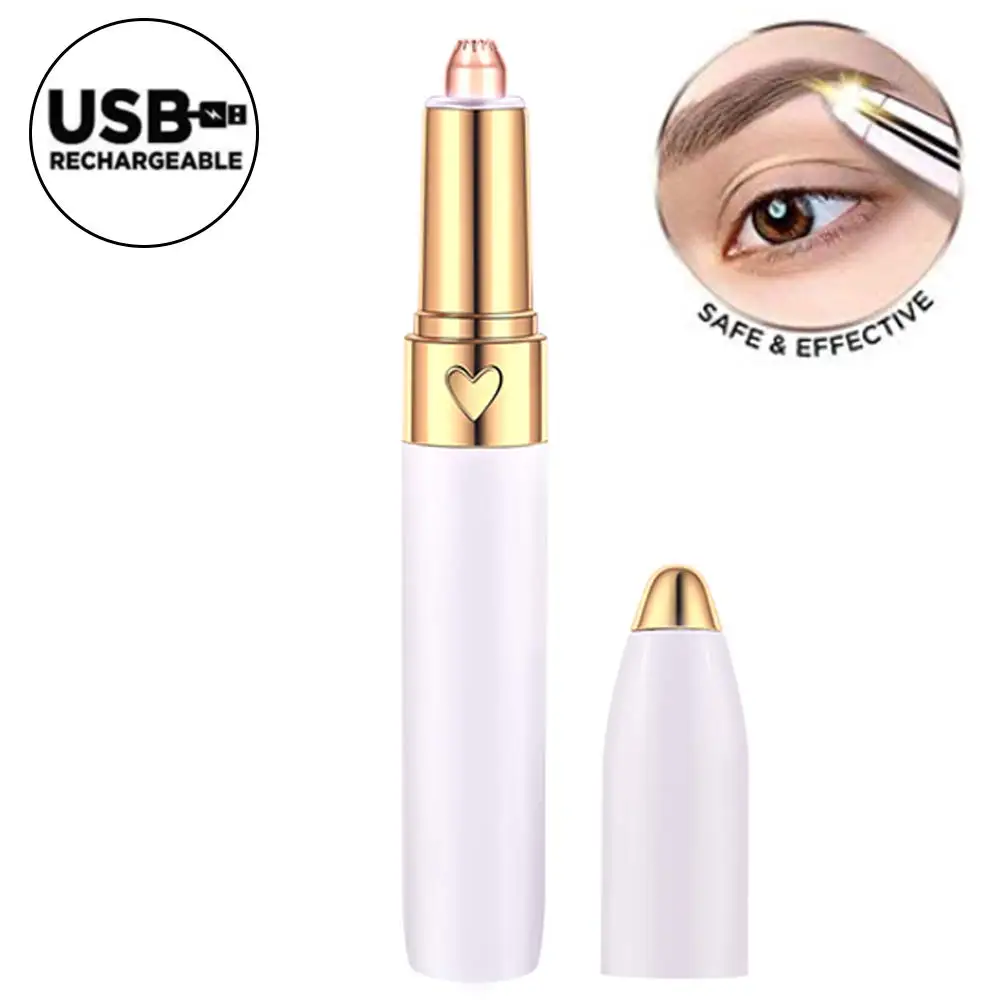 

Бритва для бровей, бритва для бровей, перезаряжаемая портативная безболезненная бритва, женское средство для удаления волос, бритва для раб...