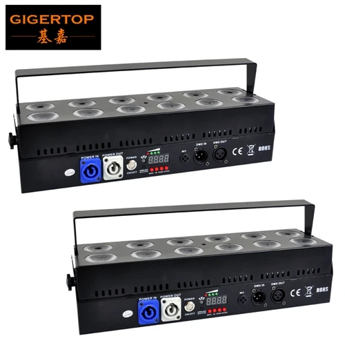 2 TP-G3037-6IN1 12x18 Вт Беспроводная батарея сценическое освещение для помещений светодиодный фонтан IRC пульт дистанционного управления фермы стены здания - Цвет: 2