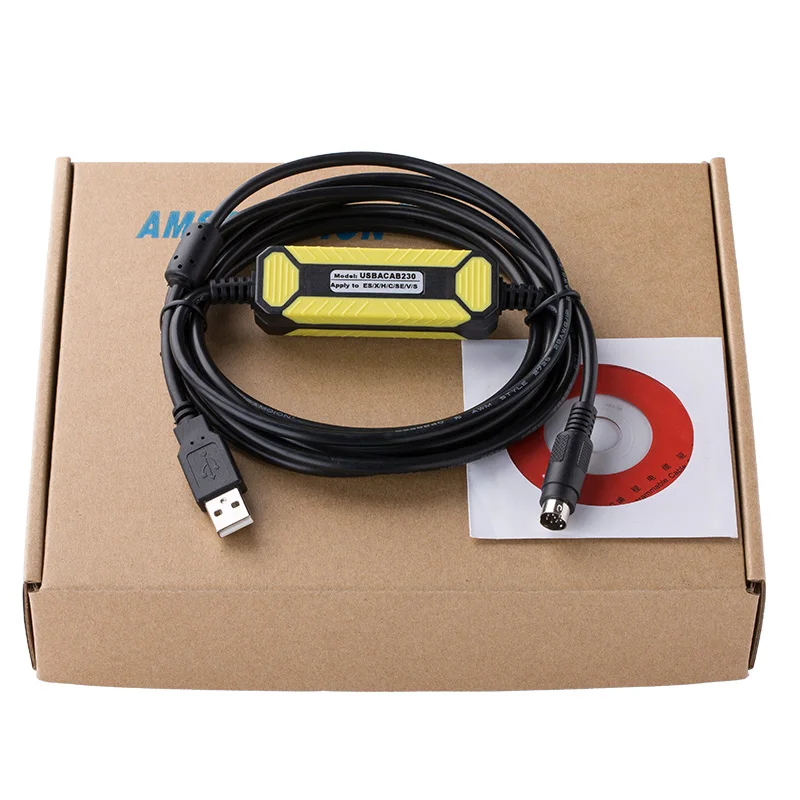 USBACAB230 Для Delta DVP ES EX EH EC SE SV SS PLC Кабель для программирования USB к RS232 адаптер Xinje XC/XD/XE