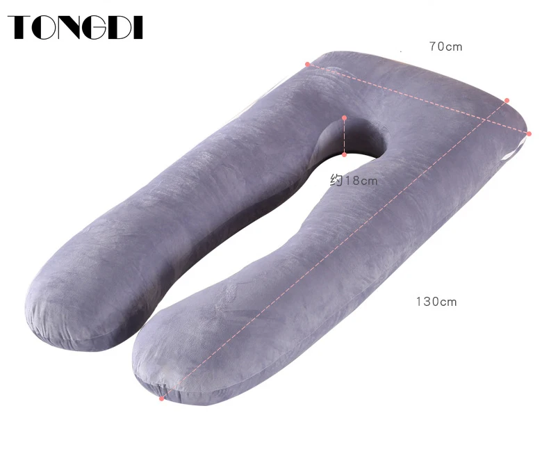Подушка для сна TONGDI экологически чистая подушка защиты талии беременных