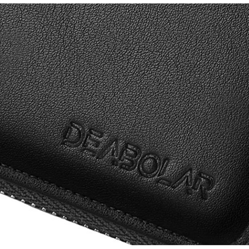 Новинка 2018 модный мужской кошелек из хорошей кожи маленький на молнии короткий