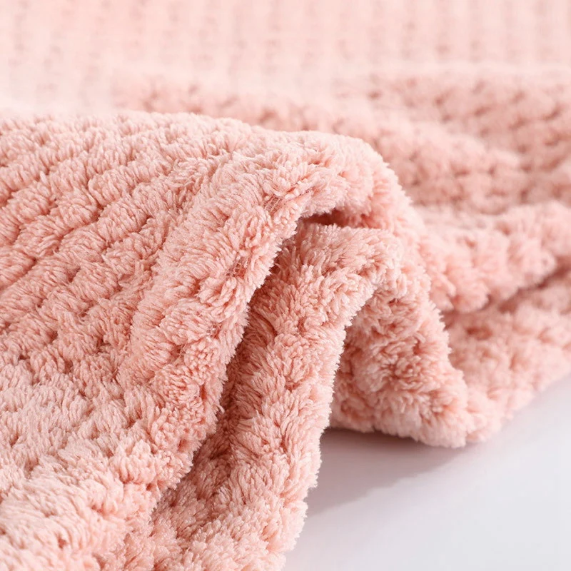 

Double-Layer Thickened Super Absorbent and Quick-Drying Microfiber Wet Hair Dry Hair Cap