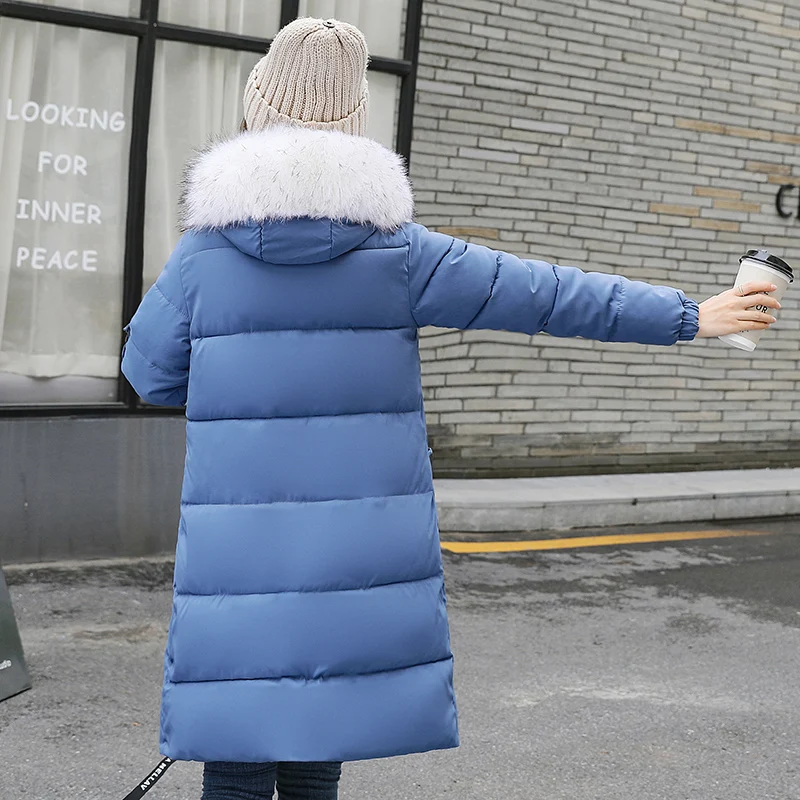 Big Size 6XL 7XL 8XL Women Jacket Winter Fur Hooded Parkas Female Plus Size Loose Women Thick Warm Cotton Women Long Coat Winter