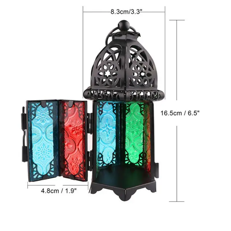 Классический художественный деревенский Фонарь Ураган Подсвечник винтажный