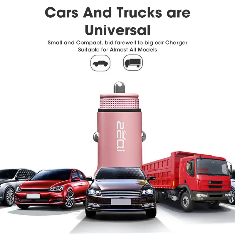 Автомобильное зарядное устройство с двумя USB-портами 24 Вт | Мобильные телефоны и