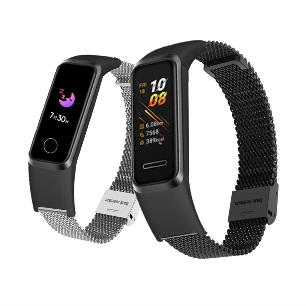 

Ремешок металлический для Huawei Band 4, сменный Браслет из нержавеющей стали для смарт-часов Honor Band 5i