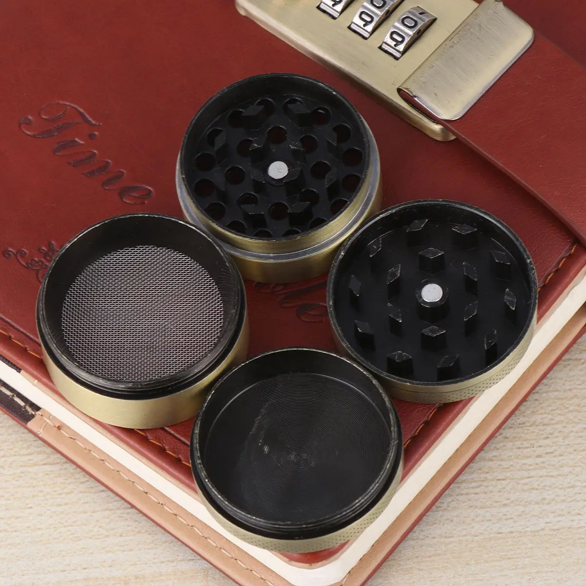 1 шт. Вт 30 40 мм 3/4 слой металлический измельчитель для табака из цинкового сплава