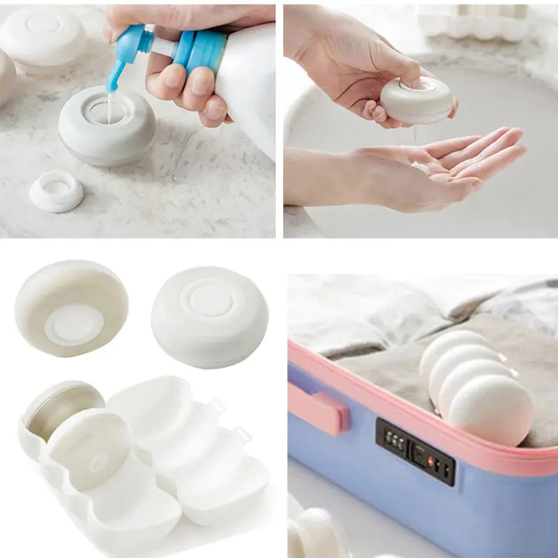 4 шт./компл. Портативный набор бутылок для Эмульсия косметический Коробки