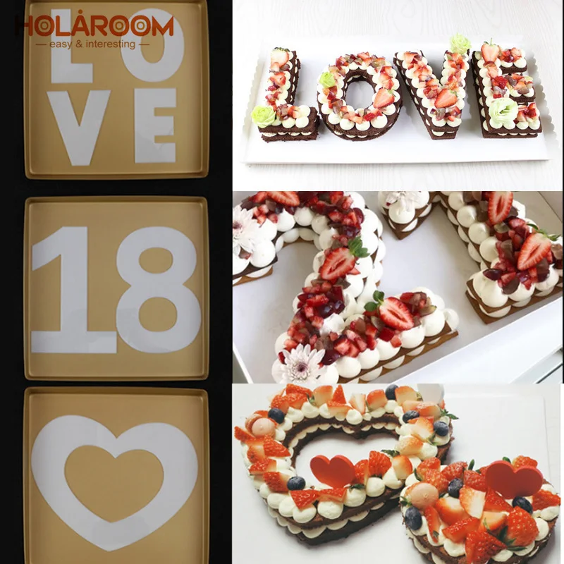 Holaroom в форме сердца ПЭТ пластиковый формочка Инструменты для декорирования