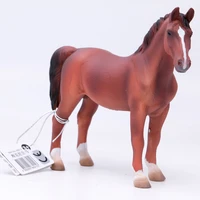 2021 new collecta miniature animal toys horse country hackney stallion chestnut pvc plastic model 88915