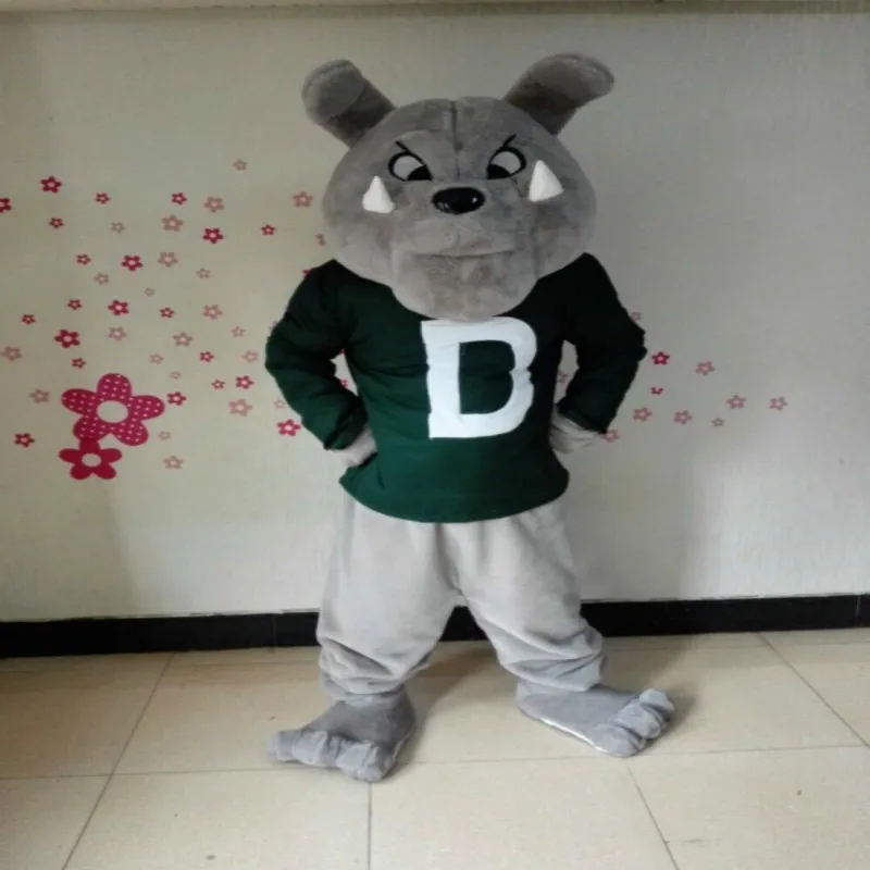 Серый маскарадный костюм бульдог костюмы для косплея вечерние наряды игр одежда