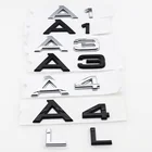 1 шт. 3D A1 A3 A4 ABS Автомобильный логотип, наклейка торговой марки, наклейка на задний бампер, заднюю дверь, наклейка на багажник, аксессуары для стайлинга