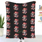 Декоративное одеяло для спальни и дивана с 3D принтом