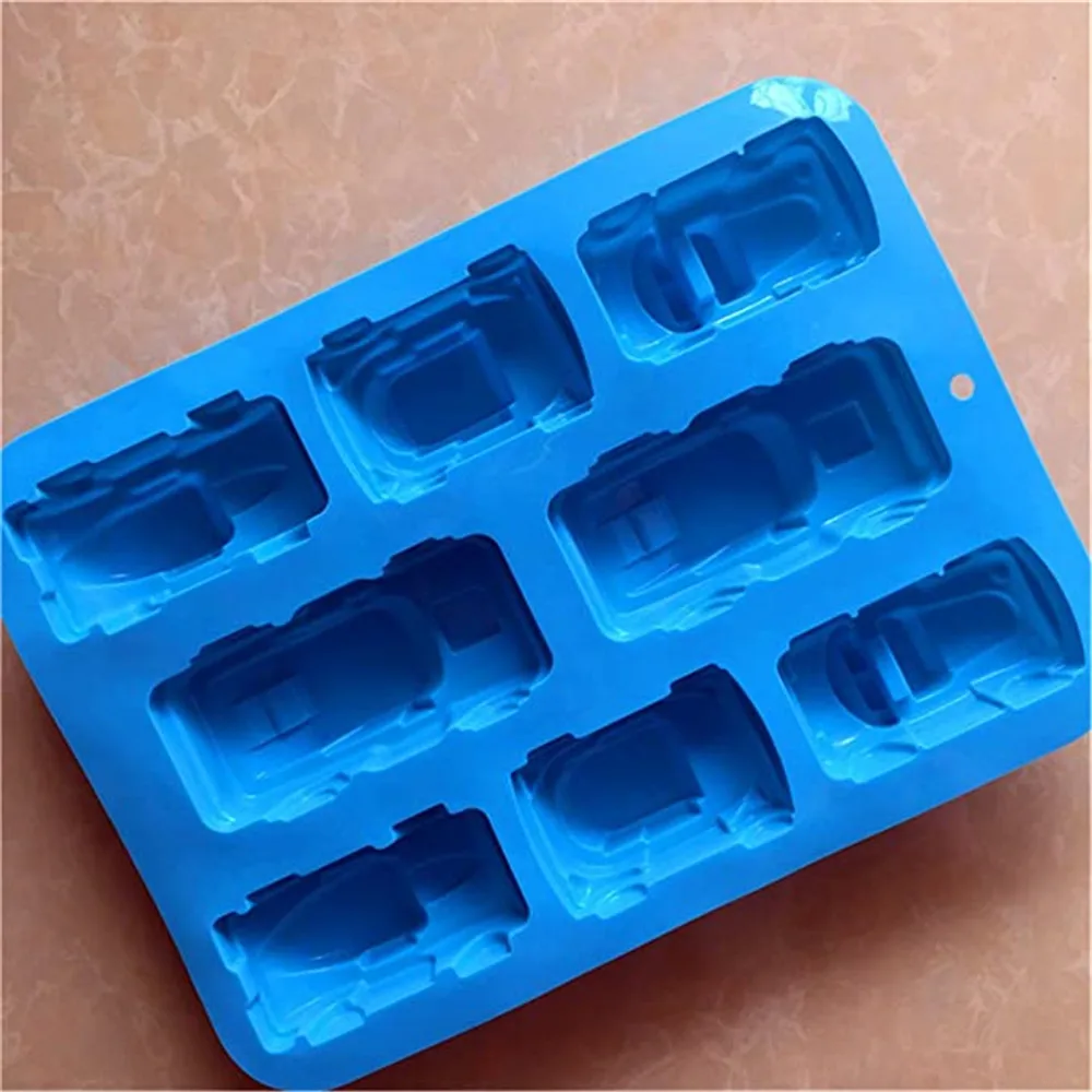 Грузовик автомобиль мыло шоколадный торт Силиконовая форма Конфеты ледяной куб