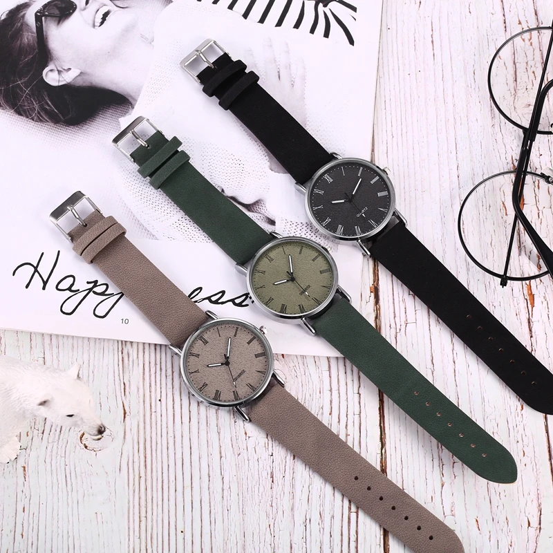 Прямая поставка минималистичные Стильные наручные часы для мужчин новый дизайн