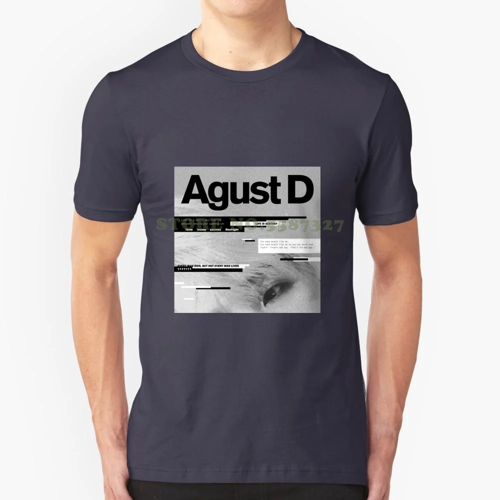 Agust D 100% футболка из чистого хлопка Ким намjoon Park Jimin Kim Seokjin Jhope Jung Hoseok Taehyung Min Yoongi Suga
