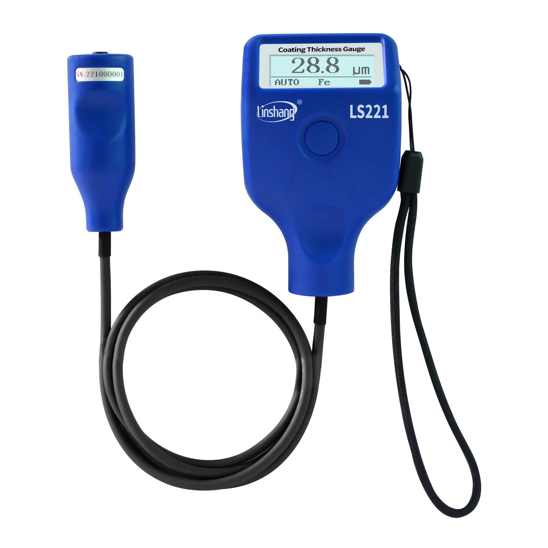 

LS221 dry film Coating Thickness Gauge Digital paint thickness meter for thickness of metal surface coatings 0-2000μm