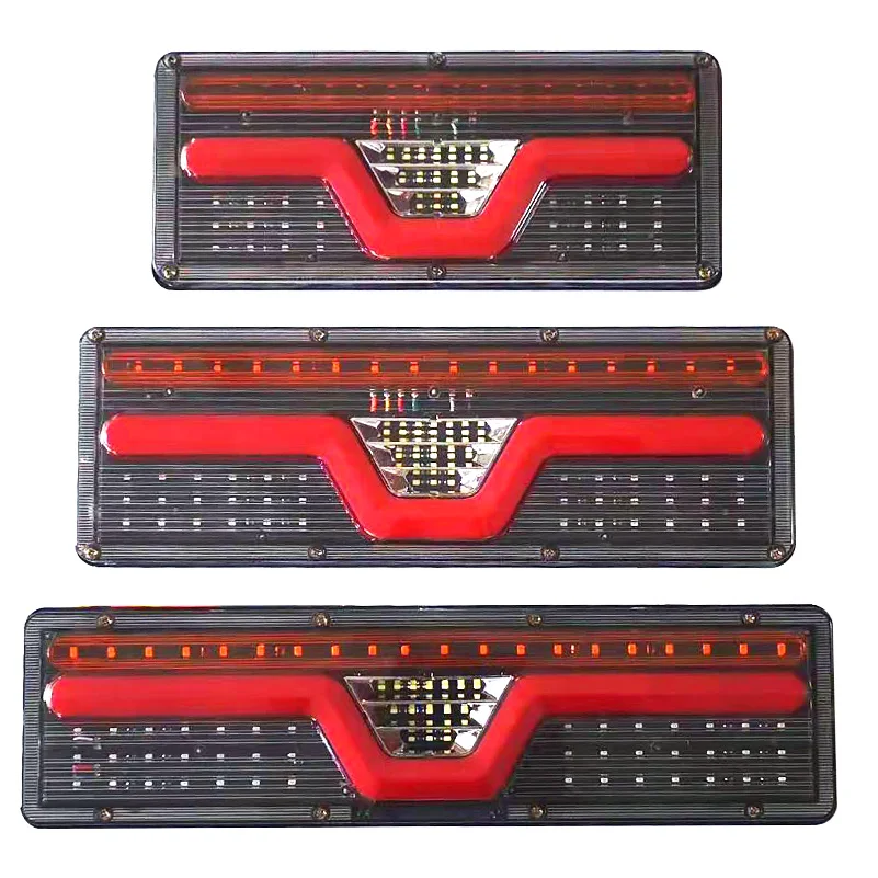 2x 24V Led Car Rear Light Turn Signal Lamp For Truck Trailer Caravan Ute Camper Fog Taillights Brake Sop Tail .