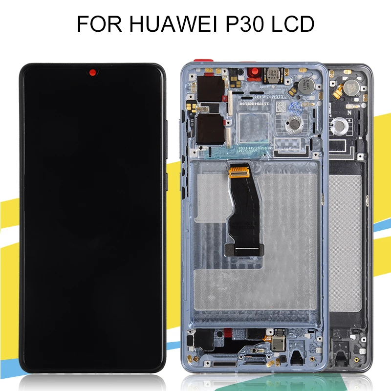 

Catteny Oled 6.1Inch ELE-L09 ELE-L29 Display For Huawei P30 LCD Touch Screen Digitizer Assembly With Frame Free Shipping